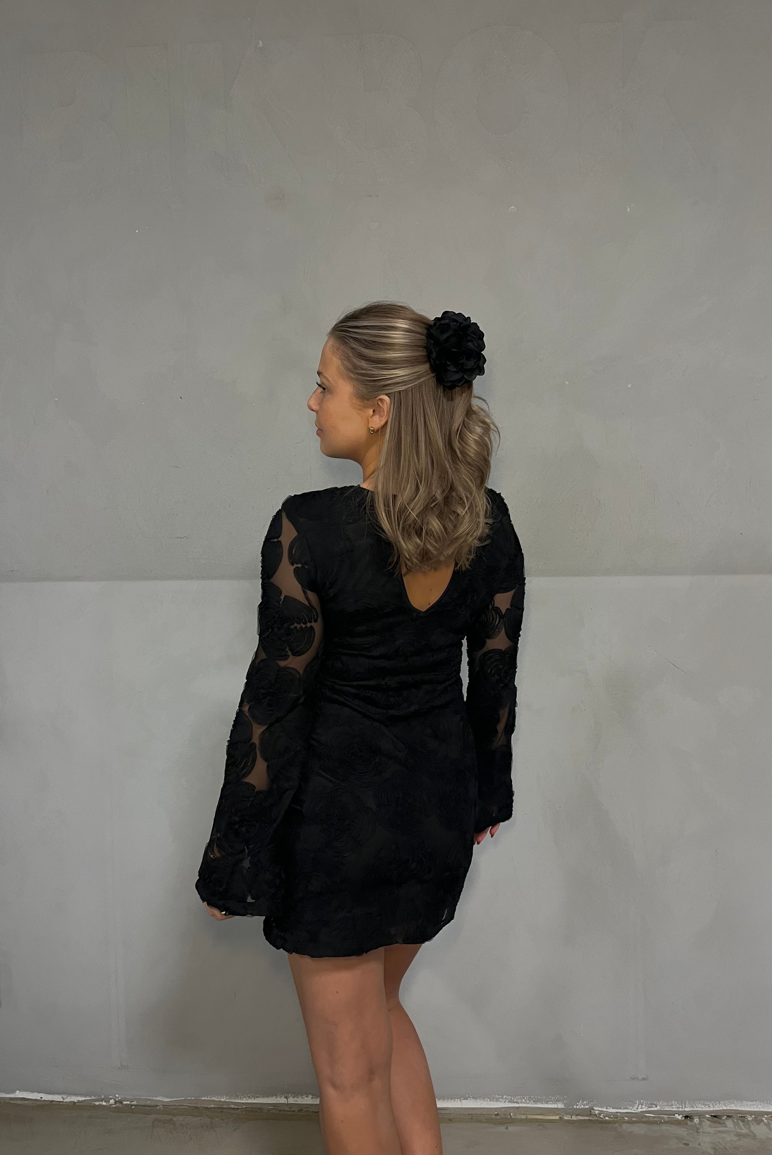 AWATHENA Short Dress - Black